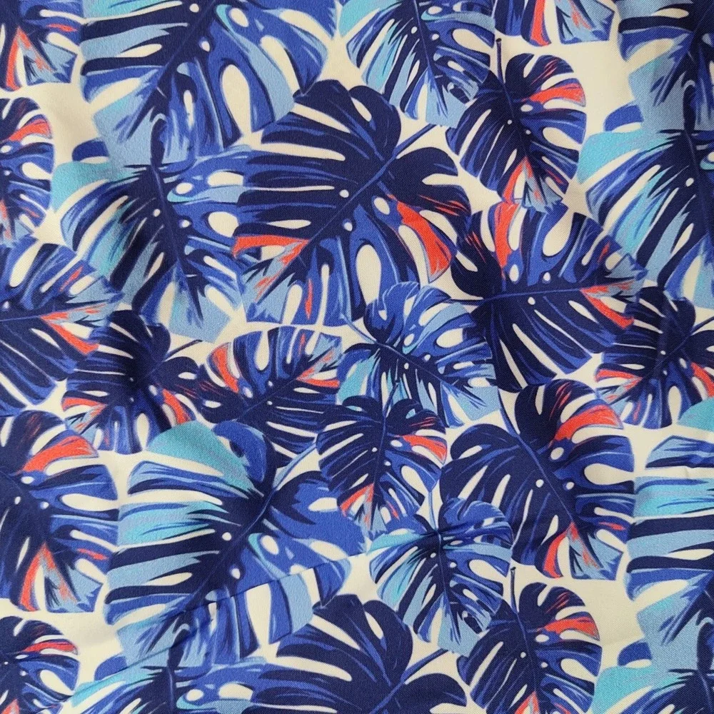 TAILORBYRD Men‎ Size XL Blue Leaf Allover Print Brief Lined 7